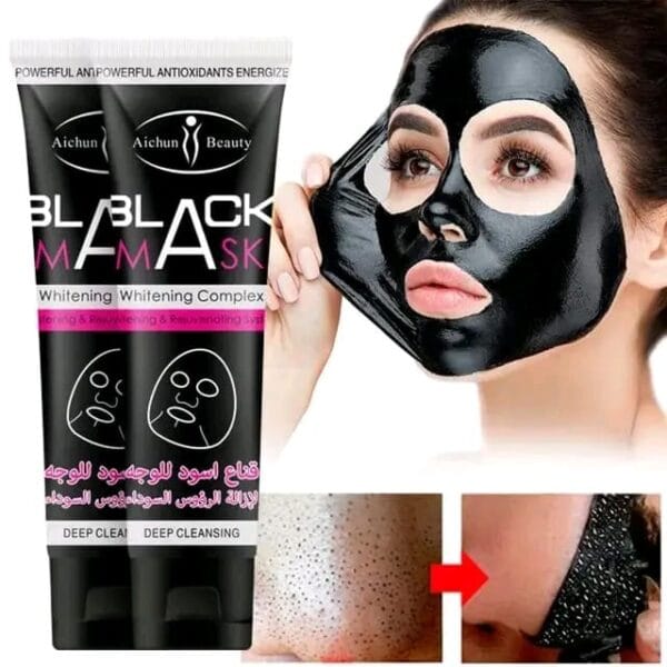 Aichun Beauty Whitening Complex Deep Cleansing Black Mask 120ml ব্ল্যাকহেডস এবং ময়লা দূর করার প্রাকৃতিক উপায়