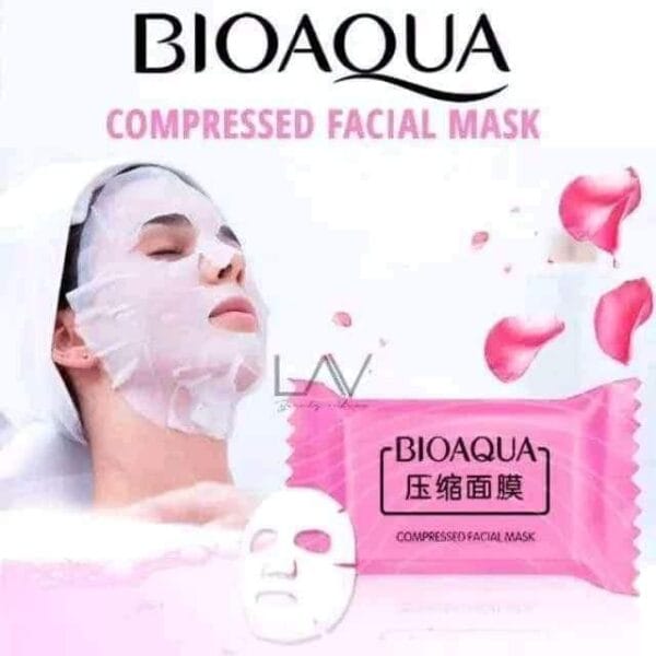 Best BIOAQUA Compressed Facial Mask – Disposable Natural Cotton Face Mask for Skin Care