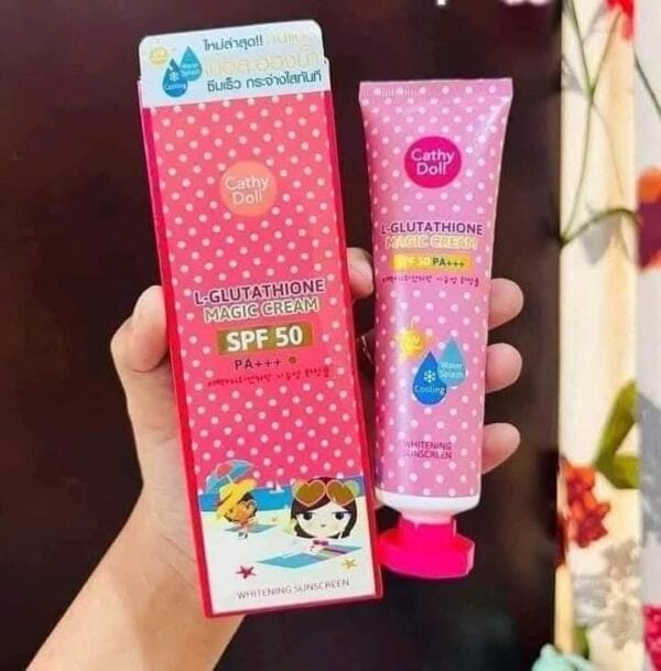 Best Cathy Doll Whitening Sunscreen SPF 50 – 60ml সেরা সুরক্ষা ও উজ্জ্বলতার জন্য আদর্শ সানস্ক্রিন