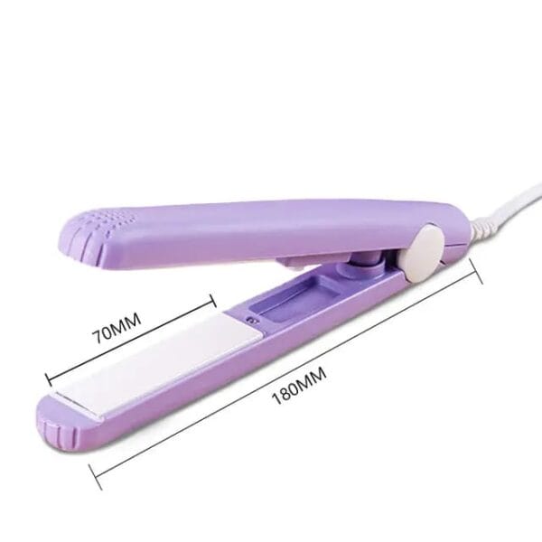 Best Hair Straightener Mini Flat Iron for Thin Hair – Purple no-1 স্লিক, স্মুদ হেয়ার জন্য সেরা মিনি ফ্ল্যাট আয়রন