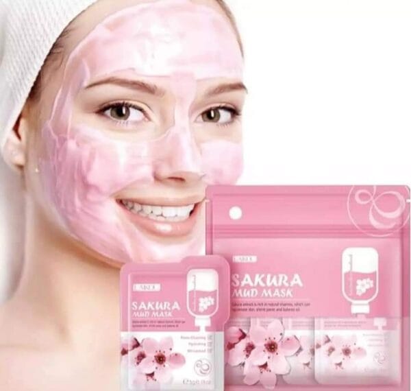 Best Laikou Sakura Mud Mask – উজ্জ্বল ও সজীব ত্বকের জন্য সাকুরা মাড মাস্ক