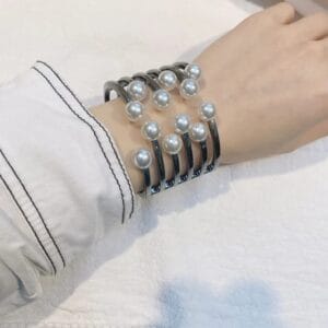 Big Imitation Pearl Bracelets for Women ইমিটেশন পার্ল ব্রেসলেটস