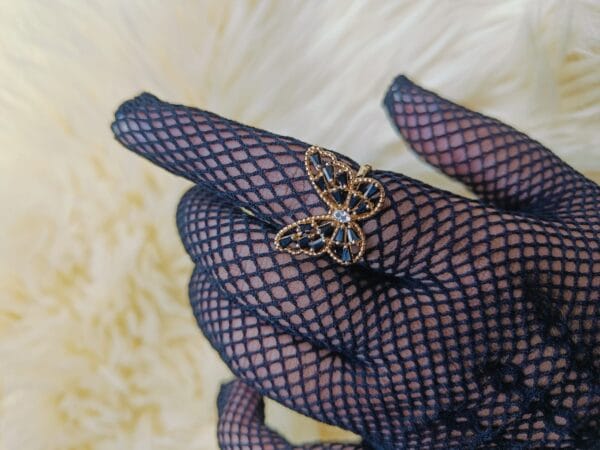 Butterfly Ring for woman কালো রঙে গর্জিয়াস ডিজাইন