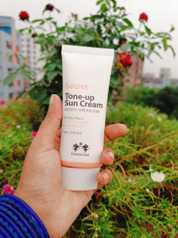 Christian Dean Secret Tone Up Sun Cream - 70ml Achieve Radiant Skin with SPF50 PA+++