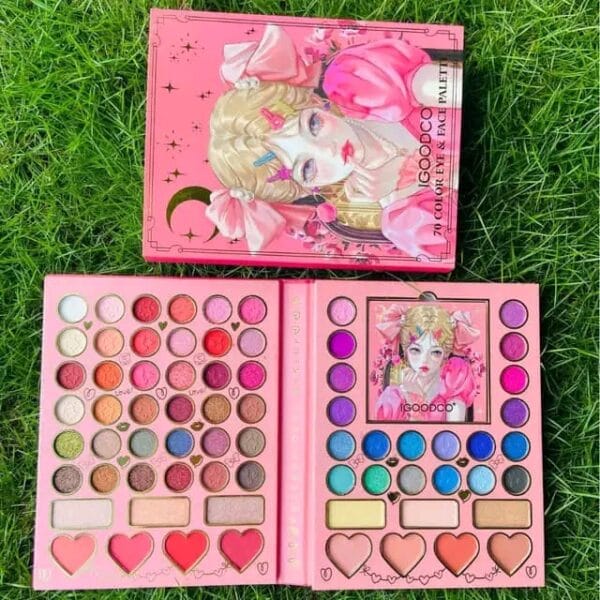 Gorgeous IGOODCO 70 Colors Cute Book Palette – স্টাইলিশ ডিজাইন ও অসাধারণ শেডে আইশ্যাডো প্যালেট