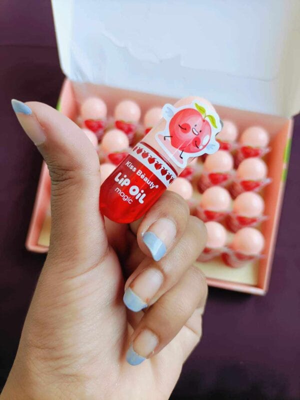 Kiss Beauty Magic Lip Oil 3ml ঠোঁটের জন্য প্রাকৃতিক ময়েশ্চারাইজিং তেল