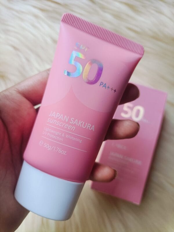 Laikou Japan Sakura Face Sunscreen SPF50 PA+++ Best Sunscreen for Skin