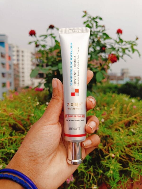 Miracle Beaute Melasma-X 3D Whitening Clinic Renewal Cream – 40ml মিরাকল উজ্জ্বল ও নিখুঁত ত্বকের জাদু