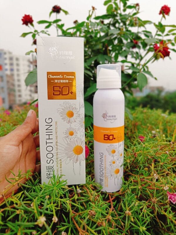 Osufi Chamomile Whitening Spray Sunscreen with SPF 50+