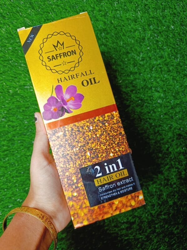 Saffron Hair Oil 2-in-1 Enriched with Saffron Extract for Healthy Hair