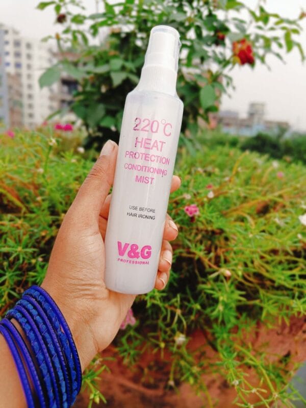 V&G 220°C Heat Protection Conditioning Mist 100ML – চুলের সুরক্ষা এবং কন্ডিশনিং