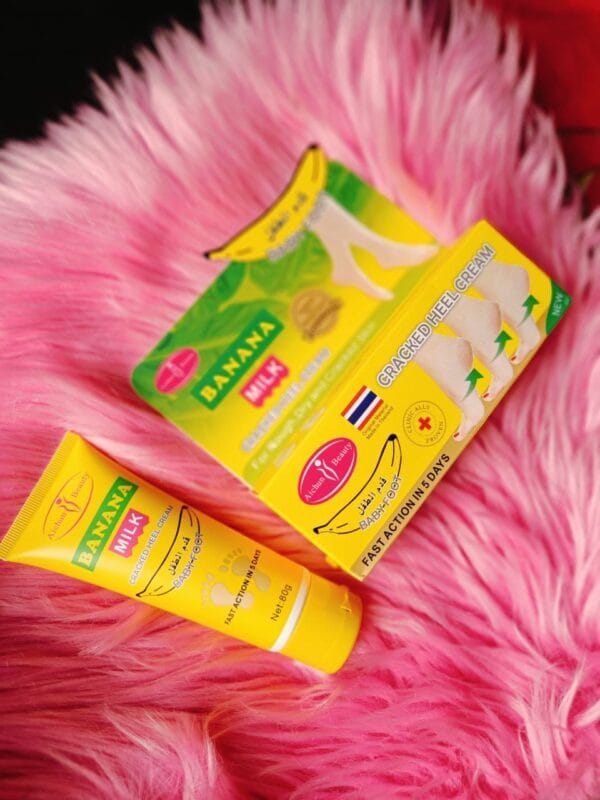 Banana Milk Cracked Heel Cream – Baby Foot কোমল ত্বক আর সুস্থ পা’র জন্য আদর্শ সমাধান