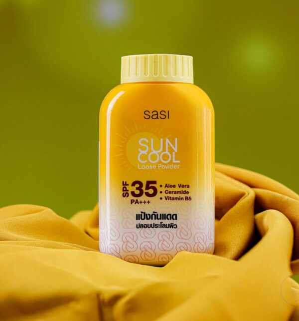 Sasi Sun Cool Loose Powder 50g- তীব্র গরমে ত্বকের সুরক্ষা ও শীতল অনুভূতির আল্টিমেট solution