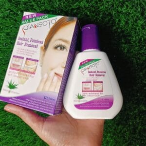 Qiansoto Hair Removal Instant Painless Smooth Skin 125ML ত্বকে বেদনা ছাড়াই স্মুথ স্কিন পাওয়ার জন্য হেয়ার রিমুভাল ক্রিম