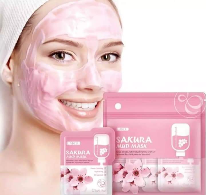 Best Laikou Sakura Mud Mask – উজ্জ্বল ও সজীব ত্বকের জন্য সাকুরা মাড মাস্ক