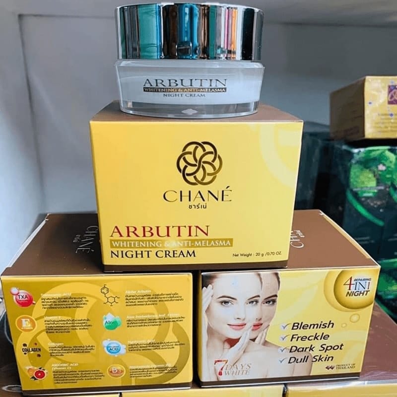 CHANE Arbutin Night Cream (20G) ত্বক উজ্জ্বল ও দাগ কমানোর কার্যকর সমাধান
