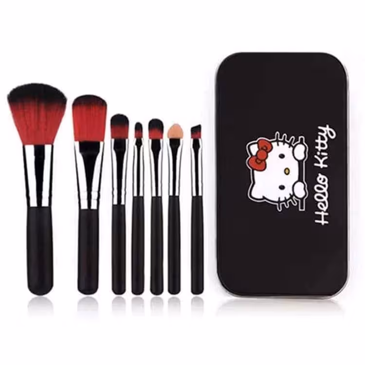 Hello Kitty Fever Mini Makeup Brush Set 7 pcs – পোর্টেবল এবং চমৎকার ডিজাইন Hello Kitty Fever Mini Makeup Brush Set 7 pcs – পোর্টেবল এবং চমৎকার ডিজাইন