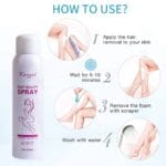 Kingyes Silky Beauty Painless Hair Removal Spray For Men & Women 150ML - Hair Removal