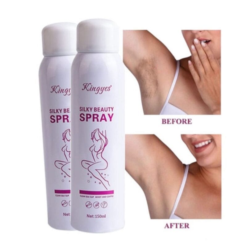 Kingyes Silky Beauty Painless Hair Removal Spray For Men & Women 150ML - Hair Removal