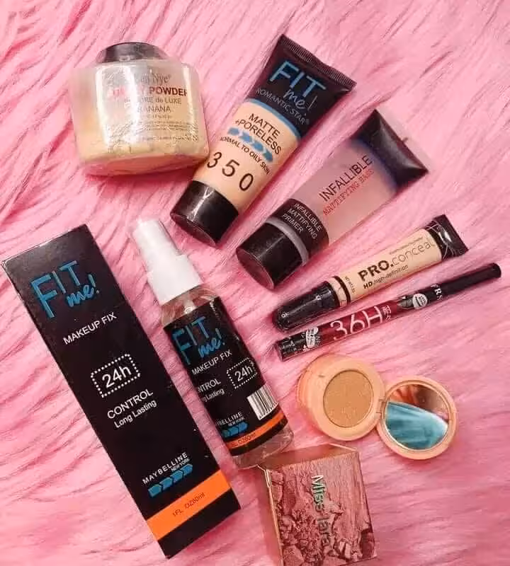 Super Mini Makeup Combo 7item – সম্পূর্ণ মেকআপ প্যাক প্রতিদিনের জন্য