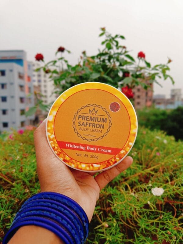 Premium Saffron Body Cream 300gm – আপনার ত্বকের উজ্জ্বলতার সেরা সমাধান