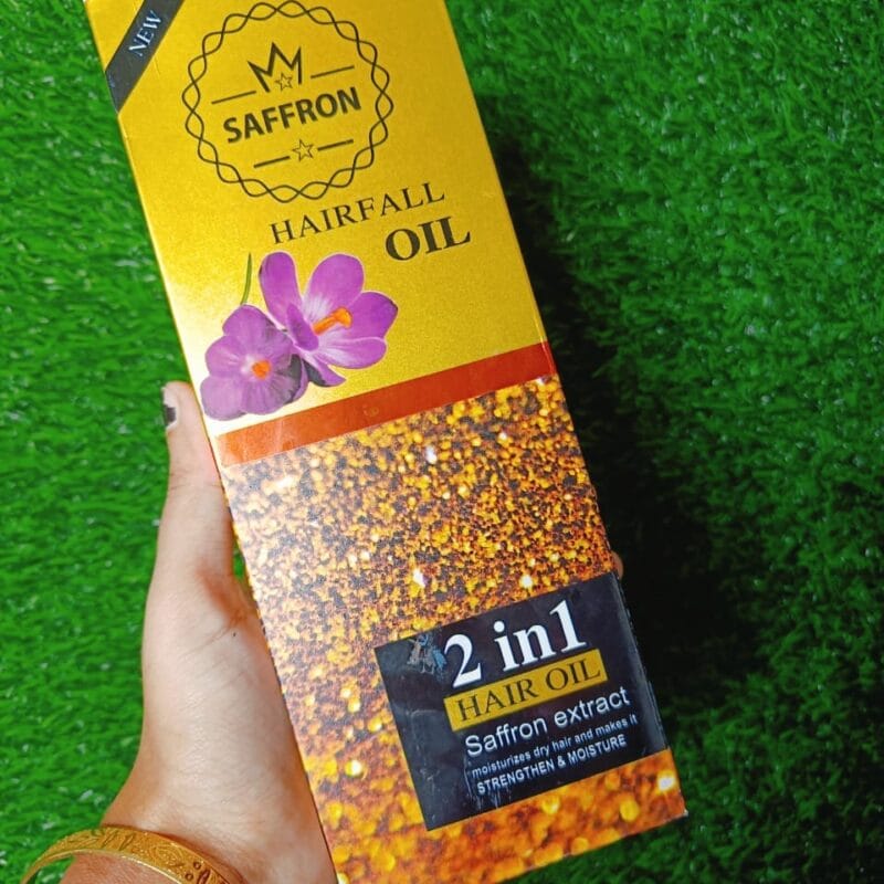 Saffron Hair Oil 2-in-1 200ml | Enriched with Saffron Extract for Healthy Hair