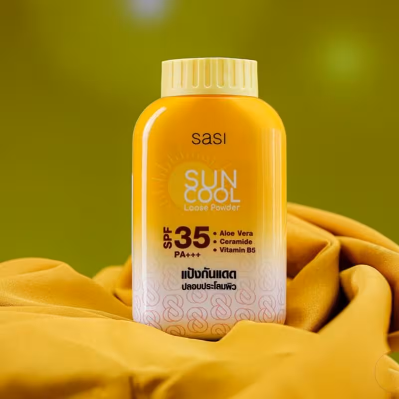 Sasi Sun Cool Loose Powder 50g- তীব্র গরমে ত্বকের সুরক্ষা ও শীতল অনুভূতির আল্টিমেট solution